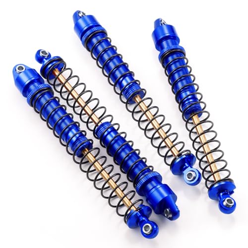 4Pcs RC Universal Aluminum Shock Absorber For 1/10 Tamiya CC01 TRX4 Axial SCX10 D90 D110 RR10 RC Crawler (120MM)