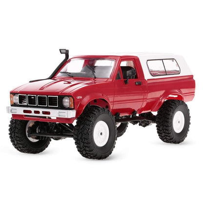 RC Rock Crawler, 1/16 Off Road Truck RTR All Terrain Car for Adult - color: Red