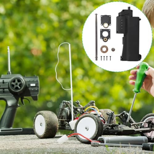 Tiiyee RC Handheld Power Starter, 70111A Electric Start Drill Backplates Cover Wand Replacement Metal Starter Poratble Remoted Control for HSP 540 Motor 1/10 Car Nitro Engine Parts Rotor