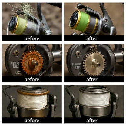 TBTFW Fishing Reel Oil and Grease Kit, Gear and Bearing Lubricant | Long-Lasting Lubrication, Set for All Types of Fishing Reels(1.35oz/2.7oz)