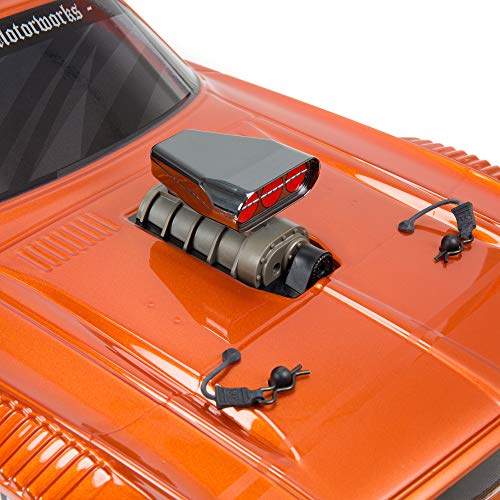 ARRMA 1/7 Felony 6S BLX Street Bash All-Road Muscle Car RTR (Ready-to-Run Transmitter and Receiver Included, Batteries and Charger Required), Orange, ARA7617V2T2 - color: Orange