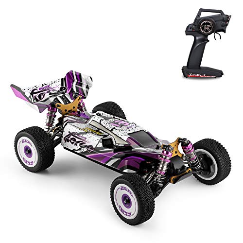GoolRC WLtoys 124019 RC Car, 1/12 Scale 2.4GHz 4WD 60km/h High Speed Racing Buggy Drift Car RTR, Aluminum Alloy Chassis, Zinc Alloy Gear, 1 Battery - size: 1 Battery