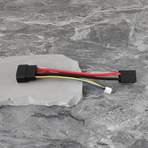 ECSiNG 1PC 5-Pin Model Connection Cable Compatible with T-raxxas ID LiPo 4S Adapter Length 15.7cm 14AWG 5-Pin Model Control Cable for RC Helicopter RC Vehicle