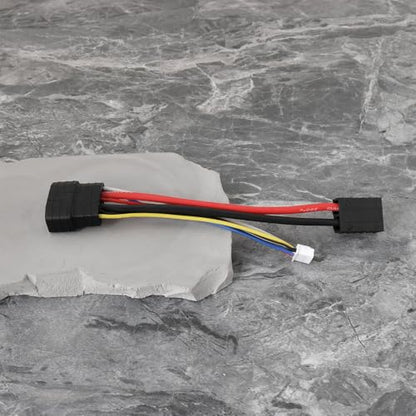 ECSiNG 1PC 5-Pin Model Connection Cable Compatible with T-raxxas ID LiPo 4S Adapter Length 15.7cm 14AWG 5-Pin Model Control Cable for RC Helicopter RC Vehicle