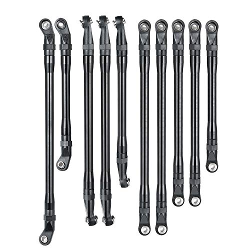 Aluminum Link Rod Linkage 313MM Wheelbase for 1/10th Axial SCX10-II | RC Crawler Car Upgrade Parts