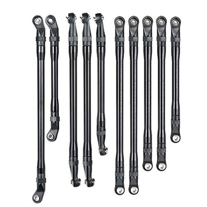 Aluminum Link Rod Linkage 313MM Wheelbase for 1/10th Axial SCX10-II | RC Crawler Car Upgrade Parts