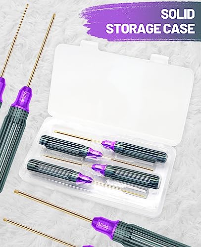 OGRC Hex Screw Driver Set 1.5mm 2.0mm 2.5mm 3.0mm Hex Driver Hexagon Allen Screwdriver Wrench RC Tool Kit for 1/16 1/12 1/10 1/8 1/5 RC Model RC Helicopter Drone Boat Car - style: 1.5/2.0/2.5/3.0mm Hex