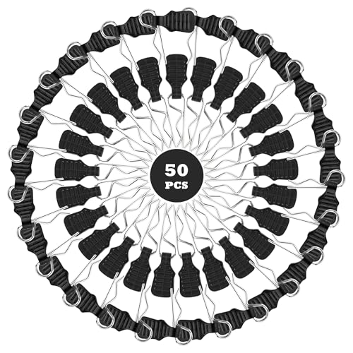 50 Pieces 1.2mm Universal RC Body Clips with Pull Tabs Car Clips RTR Clip Pins H165 Assembly Spare Parts for 1:8 1:10 1:12 Scale Redcat HPI Himoto HSP Exceed RC Car Parts Truck Buggy（Black - color: 1.2mm