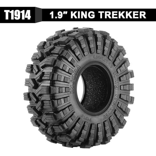 INJORA King Trekker 1.9" S5 All Terrain Tires for 1/10 RC (118 * 42mm)