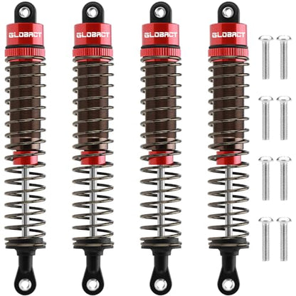 Adjustable RC Oil Shock Set for 1/10 RC Crawler SCX10 TRX4 D90,110mm | Aluminum Alloy & Nylon Material, Durable - size: 110mm