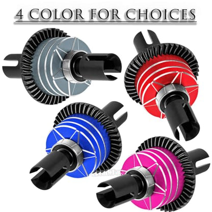 RC 43T Differential & 10T Main Gear Upgrades Part for 1/7 Big Rock/Mojave/Fireteam V2 6S BLX,1/8 Kraton/Outcast/Notorious Talion 6S BLX & EXB,Replace ARA310990,#ARA310979,Titanium - color: Titanium - (Differential)