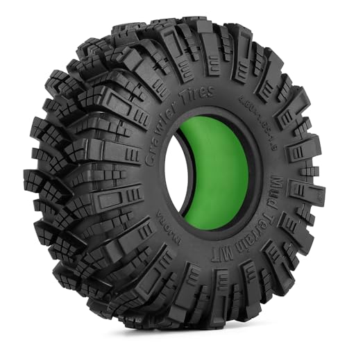 INJORA Silicone Rubber Insert for 118-122mm 4.75" OD 1.9" Tire, Green - color: Green