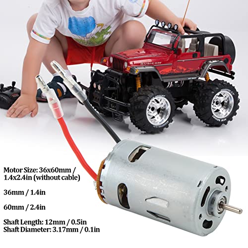 Qiilu High Performance Gesture Sensing Remote Control Stunt Car - RC 550 Burshed Motor Replacement for 144002 124018 124019 RC Car Upgrade Parts - High Compatibility