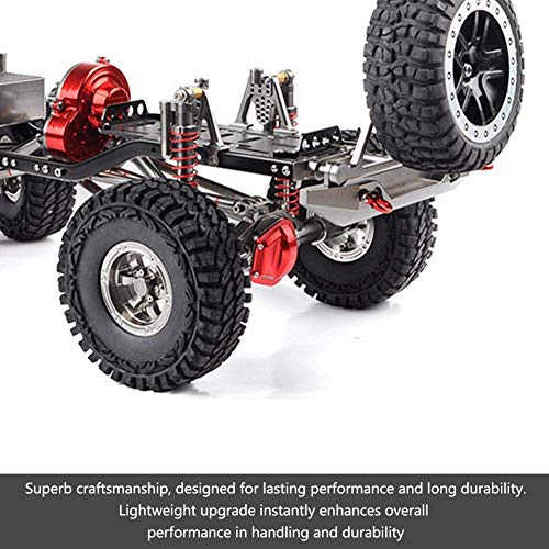 RC Car Front Bumper, Aluminium Alloy Front Bumper for Axial SCX10 1/10 Remote Control Crawler Car Accessory Parts