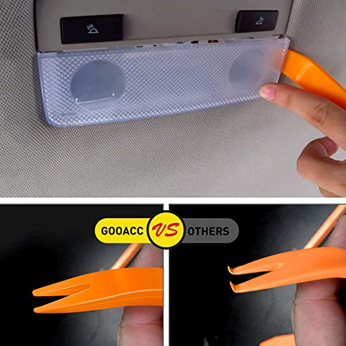 GOOACC 480PCS Bumper Retainer Clips with Fastener Remover Car Plastic Rivets Push Kit -Door Trim Panel for Toyota GM Ford Honda Acura Chrysler (Pack of 10) - color: 480Pcs Clips + Remover (Pack of 10)
