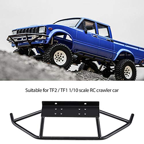 RC Car Bumper, Metal Front Rear Bumper for 1/10 Scale RC Crawler Bumper with Heavy Duty Protection for Off Road Enthusiasts
