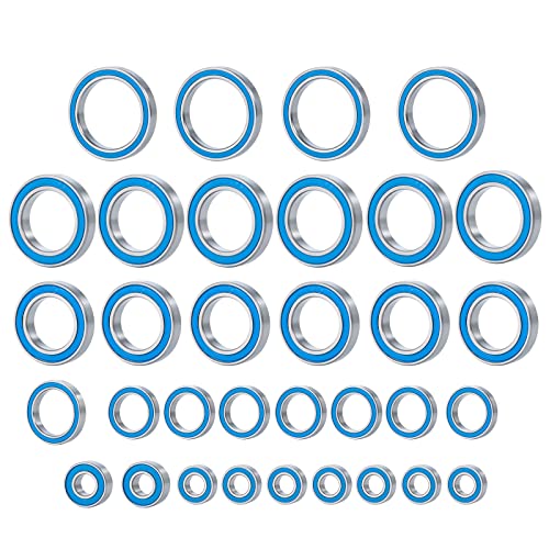 33Pcs Wheel Hub Steel Rubber Sealed Bearings for Tra-xxas 8s X-Maxx | RC Car Upgrade Parts