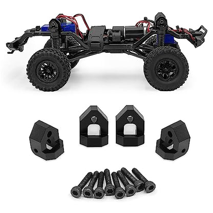 MOHERO 4Pcs RC Heighten Shock Mounts Aluminum Height Lift Kit for 1/18 TRX4M Bronco Defender RC Crawler Car Upgrade Part