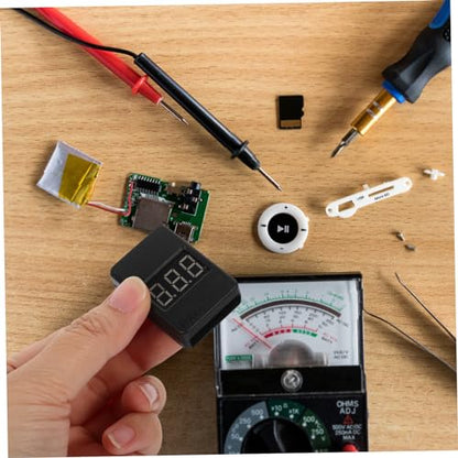 Alipis Ion Battery Tester Accurate Lipo Battery Capacity Checker LCD Backlight for Real Voltage Monitoring of Rc Devices and