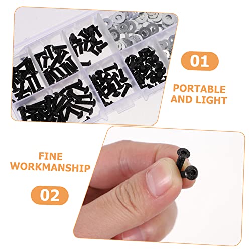 GLEAVI 1set Remote Screws Assortment Kit Gaskets and Screws for Rc Crawler Off-Road Vehicles Lightweight and Easy to Install for Repairs and Maintenance