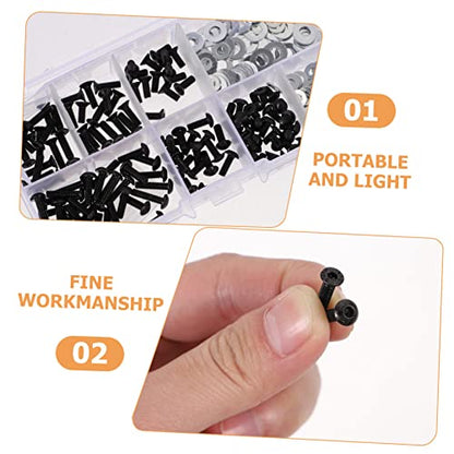 GLEAVI 1set Remote Screws Assortment Kit Gaskets and Screws for Rc Crawler Off-Road Vehicles Lightweight and Easy to Install for Repairs and Maintenance