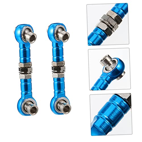 Rc Turnbuckle Rod Adjustable Linkage Steering Tie Rod Servo Link for Rc Car Truck 2 Pcs 1.57 X 0.39 X 0.31 in for Steering Control