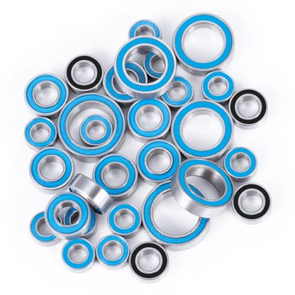 30Pcs Wheel Hub Axle Steel Bearing Kit for Redcat Ascent-18 | 1/18 Rock Crawler Upgrade Parts P6 (ABEC 3)