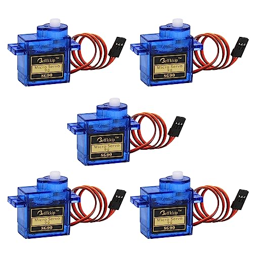 RC Servo 5Pcs SG90 9g Micro Servos for RC Robot Helicopter Airplane Controls Car Boat Mini Servo - style: 5PCS