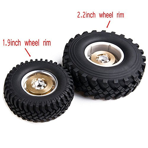 Brass RC Wheel Weight Block Counterweight for 1/10th RC Crawler Car | 1.9" 2.2" Beadlock Wheels Upgrade Parts