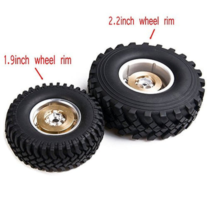 Brass RC Wheel Weight Block Counterweight for 1/10th RC Crawler Car | 1.9" 2.2" Beadlock Wheels Upgrade Parts