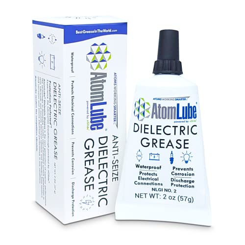 Dielectric Grease, 2 Oz. Tube | Waterproof Dielectric Silicone Grease for Electrical Connectors, Switches, and Sensors | Safe High Temp Grease & Multipurpose Electric Grease | Waterproof & High Temp Multipurpose Silicone Grease for Electrical Connectors,