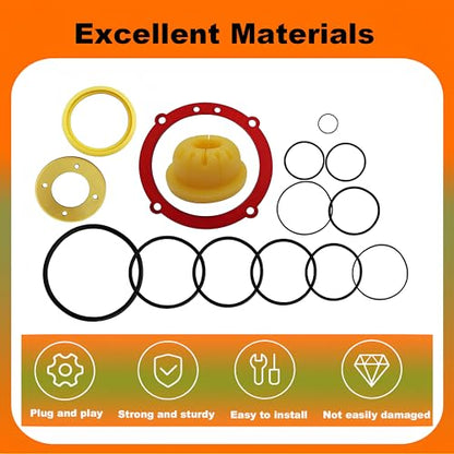500866 402011 501001 500407 O-Ring Rebuild Kit for F250S F325C F350S Overhaul Kit Piston Bumper Gasket Seal Sleeve Spring Compatible with Framing Nailer Replacement Repair Part