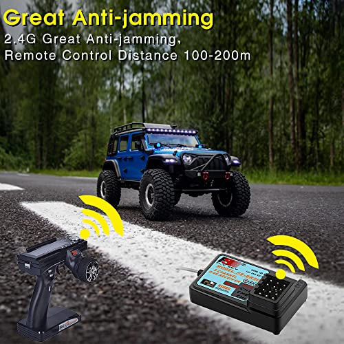 Flysky GR3E Receiver Waterproof 2.4G 3CH for FS-GT2 GT2B GT3B GT3C IT4S - size: 1 Pc