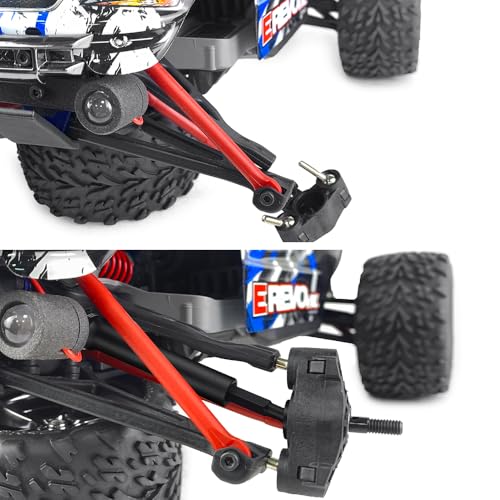 MORLORDY 2Pcs 1144 Steel RC CVD Driveshafts Dogbone for 1/16 Trax-xas E-Revo Summit RC Truck Upgrade Parts (Universal for Front & Rear)