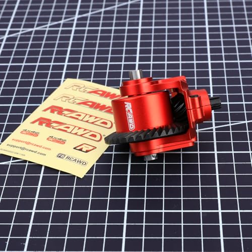 RCAWD 30K Oil, 20% Faster, 40CrMo Gear, Front Rear Diff Set 34T 13T, Enlarged Spiral Teeth for Big Rock, Granite, Senton, Vorteks, Typhon, Infraction, Vendetta 3S & Kraton Outcast Mojave 4S