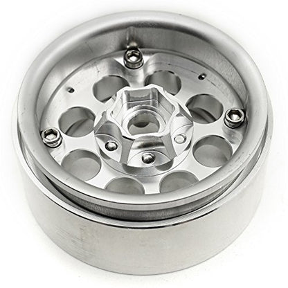 Aluminum 1.9" Beadlock Wheels Rims for Axial SCX10 II III TRX4 TRX6 | 1/10th RC Crawler Car Upgrades Parts
