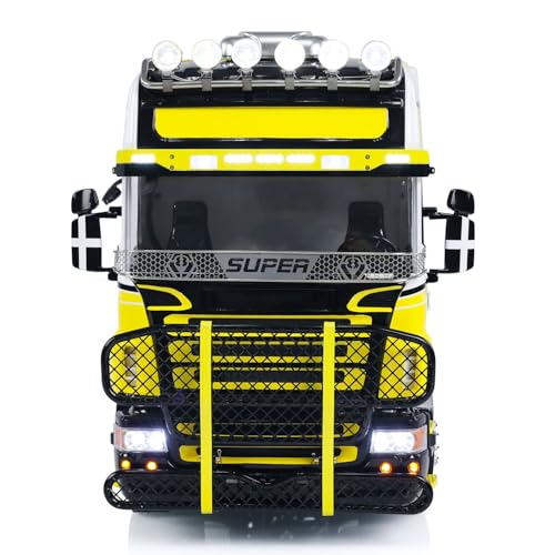 1/14 6x6 RC Tractor Truck Metal Chassis G-6181 Equipment Rack Cars Model Light Sound System Motor Servo ESC Hobby Grade Model for Adult(RTR-Edition)