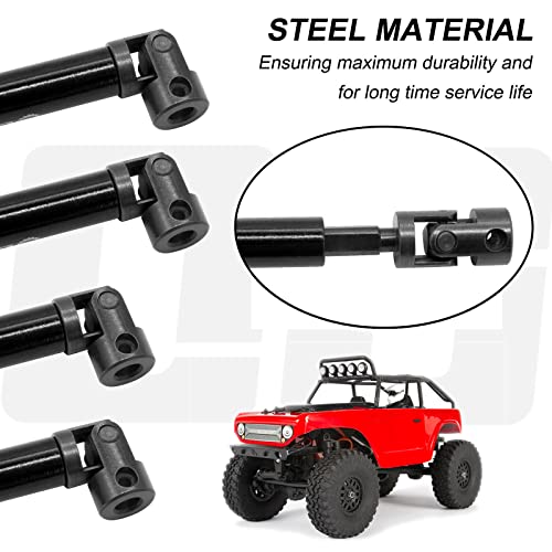 OGRC SCX24 Steel Center Drive Shaft for Axial SCX24 Deadbolt Upgrade Part
