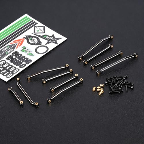 SCX30 Links High Clearance Links for Axial SCX30 Upgrades | Chassis Suspension Steering Links Set for 1/30 RC Crawler