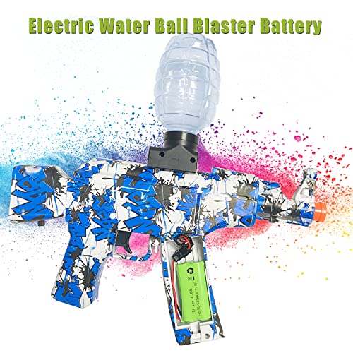 7.4V Li-ion Battery 600mAh 2S Rechargeable with SM-4P Plug and USB Battery Charger Fit for Most Water Ball Blaster RC Car Trucks Battery 2PACK