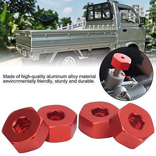 4pcs mm to 12mm Hex Combiner, Hex Adapter Wheel Hub, Hex Adapter ARY for WPL D12 1/10 RC Trucks