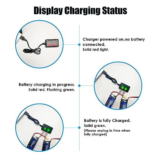 2S Lipo Battery 2200mAh 7.4V RC Battery with XT60 Plug 50C(Burst 80C) High Discharge Rate with Charger Fit for RC Car Truggy Airplane FPV Drone UAV Quadcopter Helicopter Racing Model