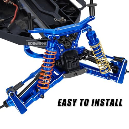 RC Upgrades Part for 1/10 Slash,Shock Towers,Caster Block,Steering Blocks,Rear Stub Axle Carriers,Suspension Arms,Body Mount,Steering Block,Navy Blue