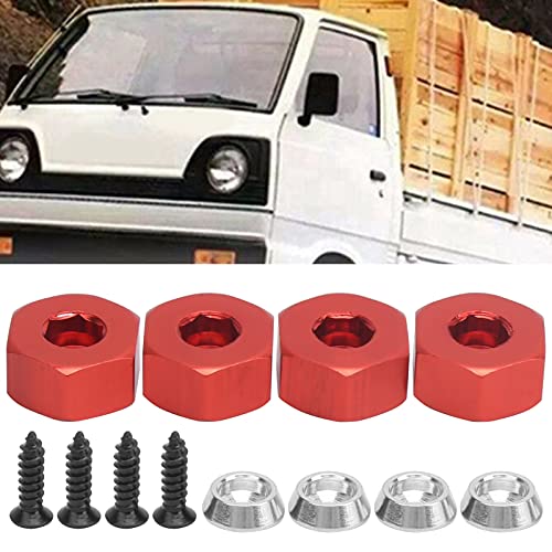 4pcs mm to 12mm Hex Combiner, Hex Adapter Wheel Hub, Hex Adapter ARY for WPL D12 1/10 RC Trucks