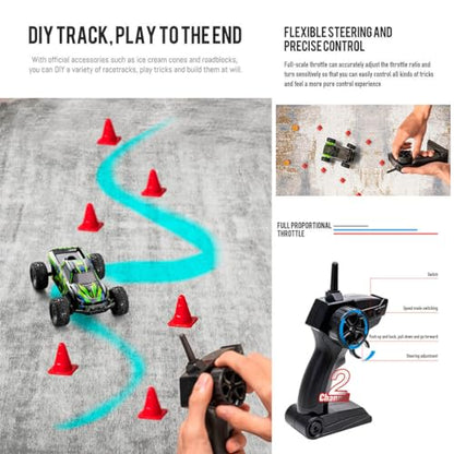 RC Remote Control Car, 20 km/h High Speed RC Offroad Race Car, 2.4Ghz 1:32 RC Mini Electric Drift Off-Road Vehicle Model