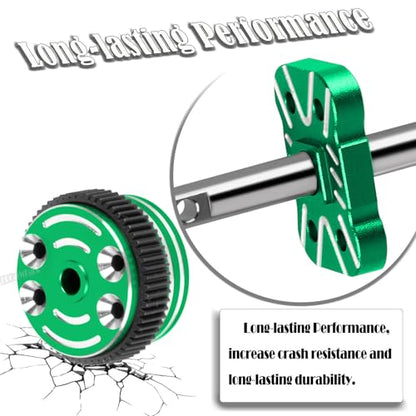 RC Differential Locker Spool Diff Case Mounts & Differential Case Upgrades Part for 1/10 Slash 2WD VXL/Stampede 2WD VXL XL-5/Rustler 2WD VXL XL-5/Bandit 2WD VXL,Green - color: Green - (Upgrades Part)