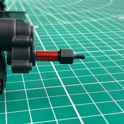 RCHUBAM 2PCS Steel Portal Stub Axle for 1/18 Redcat Ascent-18 Upgrade Part | 1 Pairs Stock Size/+5mm/+10mm Portal Stub Axle,RC Rock Crawler Car Upgrade - style: +10mm CVD Stub Shaft