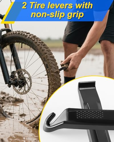 Bike Tire Repair Kit, Bicycle Inner Tube Patch Kit – Portable Case for Bicycle, Motorcycle & Inflatable Tubes - style: Tire Repair Kit