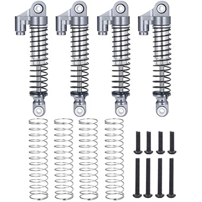 RC Shocks 56mm Adjustable Long Shock Absorber Damper for 1/18 TRX4M Crawler Car(Titanium) - color: Titanium