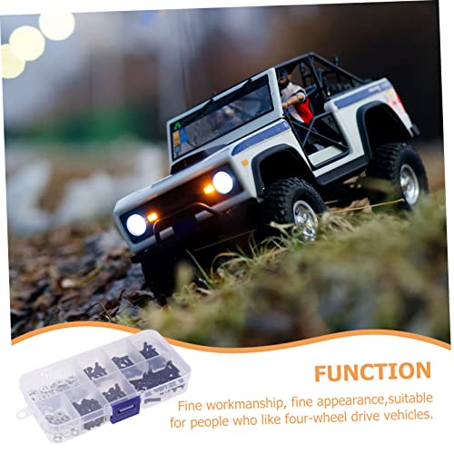 GLEAVI 1set Remote Screws Assortment Kit Gaskets and Screws for Rc Crawler Off-Road Vehicles Lightweight and Easy to Install for Repairs and Maintenance